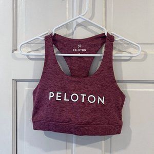 Women's Peloton strappy sports bra.